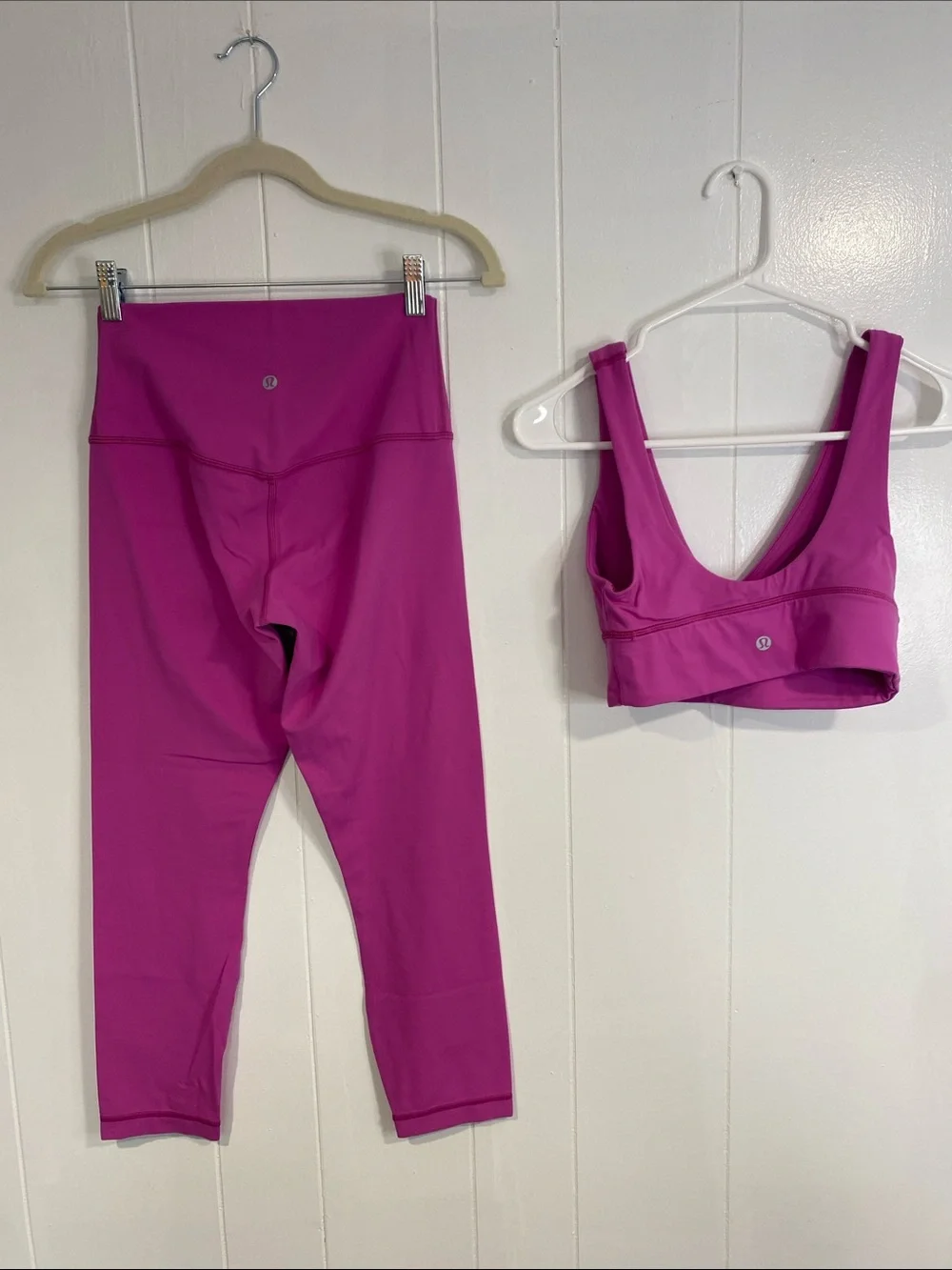 Lululemon Align High-Rise Crop 23” Leggings & Align V-Neck Bra Set Size 6